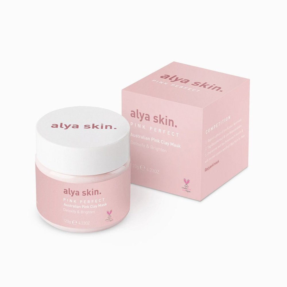 Alya Skin Clay Mask Deep Cleansing Bentonite Clay Face Mask Purifying 120g NEW